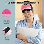 PERFECTSIGHT Sleep Eye Masks, Cute Bear Plush Sleep Eye Cover Lightweight - Image 4