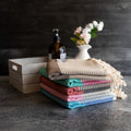 Cerberus Turkish Beach Towel Peshtemal Blanket -%100 Cotton Pestemal Towel by Unknown