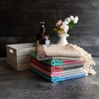Cerberus Turkish Beach Towel Peshtemal Blanket -%100 Cotton Pestemal Towel by Unknown