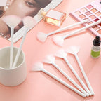 9 Pieces Facial Fan Mask Brushes, Soft Facial Applicator Brushes Tools - Image 6