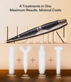 INIA 4-in-1 Eye Massager Tool Under Eye Red Light Therapy - Image 4