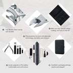Professional Stainless Steel Nail Clipper Travel & Grooming Kit Nail Tools - Image 5
