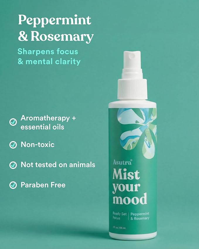 ASUTRA Multi-Use Essential Oil Aromatherapy Spray, 4 fl oz – Mist - Image 2