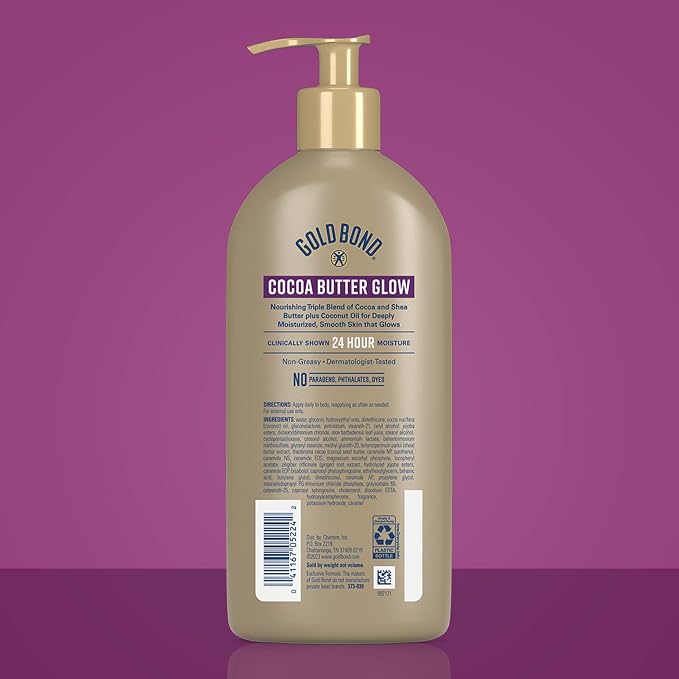 Gold Bond Cocoa Butter Glow Daily Hydrating Lotion - Image 3