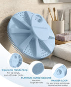 Soft Silicone Shower Brush Body Wash Bath Exfoliating Skin Massage Scrubber - Image 6