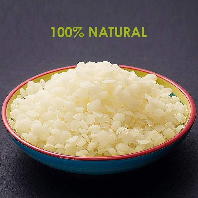 10 LB White Beeswax Pellets for Candle Making, Bees Wax Pastilles for Hair Care - Image 4