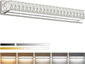 ZUZITO 30in LED Bathroom Lights Over Mirror Modern Crystal Vanity Lights Bar by HOME