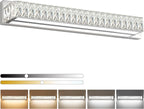 ZUZITO 30in LED Bathroom Lights Over Mirror Modern Crystal Vanity Lights Bar by HOME