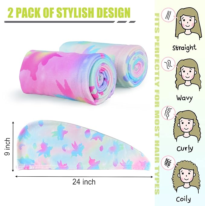 ELLEWIN Microfiber Hair Towel Wrap - Image 4