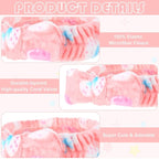 Yinder 40 Pack Bow Spa Headband Coral Fleece Makeup Headband Soft Face Wash - Image 4