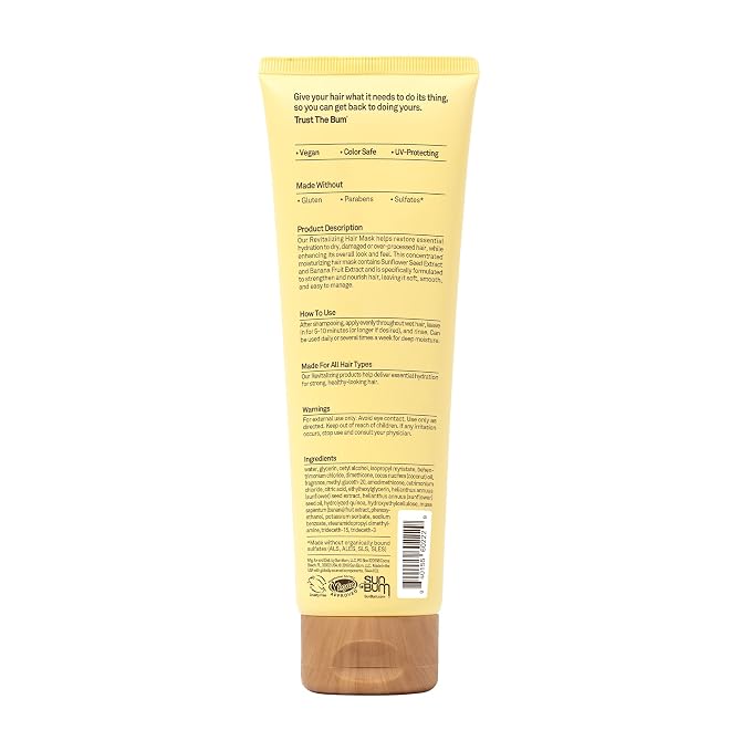 Sun Bum Revitalizing Deep Conditioning Hair Mask - Image 8