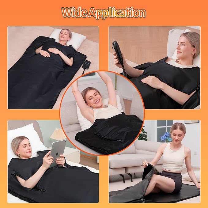 Infrared Sauna Blanket for Home: Extra Large Portable Sauna Blanket withFull - Image 7