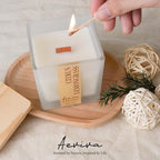 Scented Candle, 7.04 oz Citrus & Lemongrass Aromatherapy Candle, Natural Soy Wax - Image 6