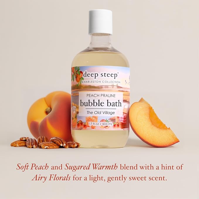 Deep Steep Peach Praline Bubble Bath - Image 4