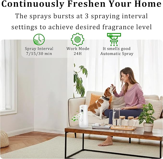 Automatic Air Freshener Spray Dispenser, Free Standing or Wall Mounted - Image 2