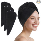 SINLAND Microfiber Hair Drying Cap Hair Towel Turban Twist by SINLAND