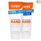 Carpe Sweat Absorbing Hand Lotion, A dermatologist-recommended, non-irritating by Carpe