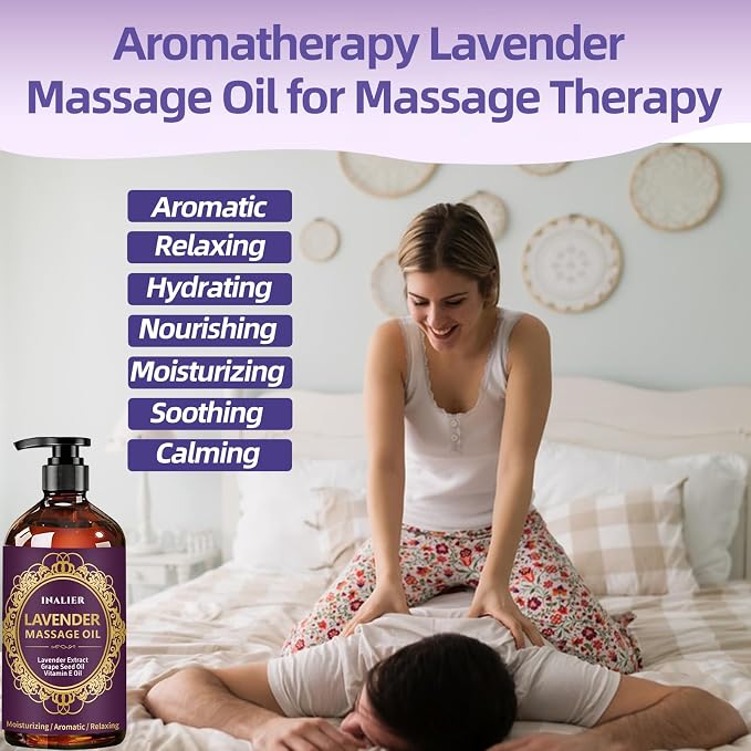 Massage Oil for Massage Therapy, Lavender Oil - Image 4