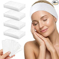 Disposable Headbands for Spa & Facials – 48pcs White Disposable Spa Headbands by AIHOPESTO
