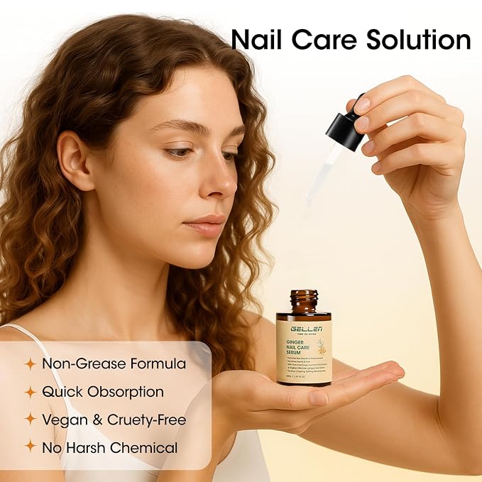 Gellen 30ml Ginger Nail Growth Serum - Image 8