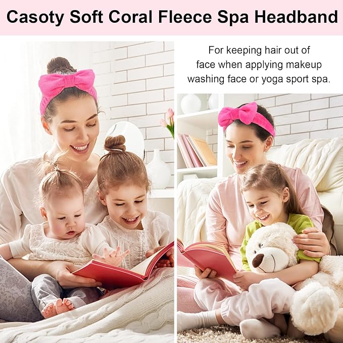 Casoty 6 Pcs Spa Headbands, Hair Holder - Image 7