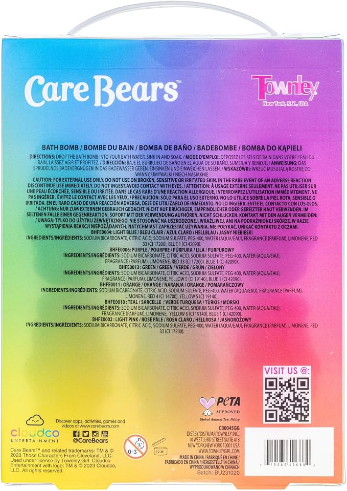 Care Bears 6 Pack Bubblegum Scented Bath Bombs - Image 9