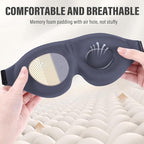 YIVIEW Sleep Mask for Side Sleeper, Complete Light Blocking 3D Sleeping Eye Mask - Image 5