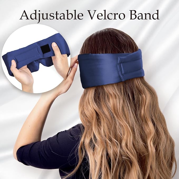 Zenssia 100% Mulberry Silk Sleep Mask Eye Mask - Image 4