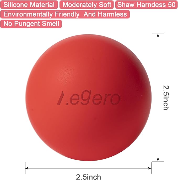 Massage Lacrosse Balls for Myofascial Release, Yoga Deep Tissue Massage - Image 2