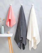 Lumimi Towel Set of 8 Very Soft Microfiber 4 Bath and 4 Hand Towels Quick Dry - Image 7