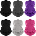 Fuinloth Neck Gaiter, 6 Pack Cooling UV Protection Bandana Face Mask Gator Scarf by fuinloth