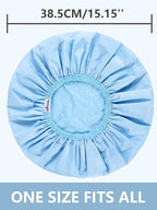 Years calm Shower Caps for Women Reusable Waterproof, Double Layer Waterproof - Image 4