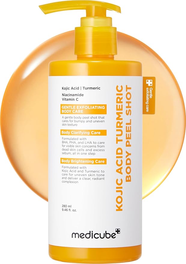medicube Body Peel Shot with Kojic Acid and Turmeric | Gentle Body Brightening by medicube