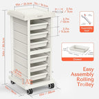 TASALON Salon Trolley Cart for Salon Station - Image 5