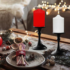 Home Scented Color Pillar Candles Set of12-2x3 inch - Image 3