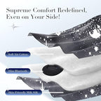 LC-dolida Sleep Mask with Bluetooth Headphones, Extra Large Silk Eye Mask - Image 4