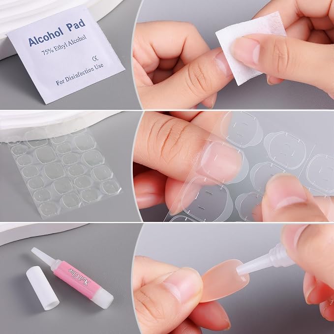 SUTOKAKA 20Pcs Press On Nail Tools Kit, Disposable 5-in-1 Nail Prep Application - Image 5