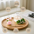 Reed Diffusers Set, 7.10 oz Rose Water Scented Diffuser - Image 6