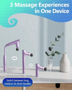 3-in-1 Detachable Massage Gun Deep Tissue, Ergonomic Extension Handle Back - Image 7