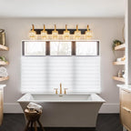 Crystal Vanity Lights 6-Light Black Gold Bathroom Vanity Lights Modern Crystal - Image 7