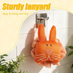 Kids Loofah, Cute Cartoon Animal Kids Bath Sponge - Image 4