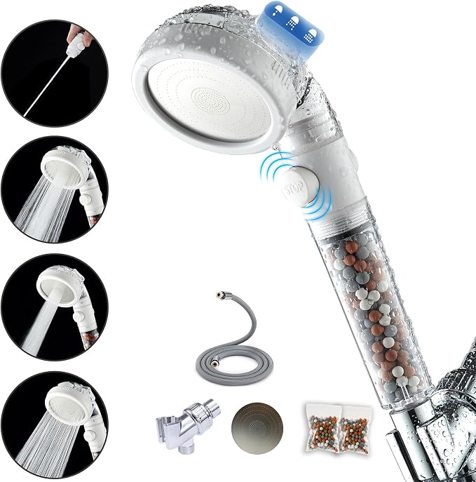 Filtered Shower Head with Handheld by PumodTec