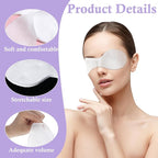 100Pack Disposable Eye Mask, Cotton Disposable Eye Mask, Travel and Relaxation - Image 3