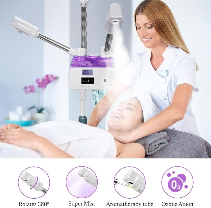 3 in 1 Facial Steamer, Professional Facial Steamer - Image 3