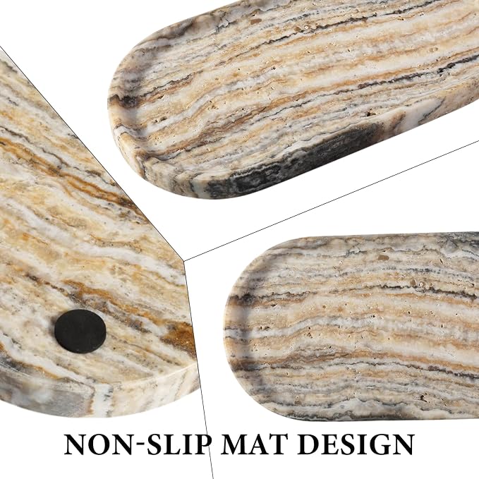 Koville Natural Marble Bathroom Tray - Image 3