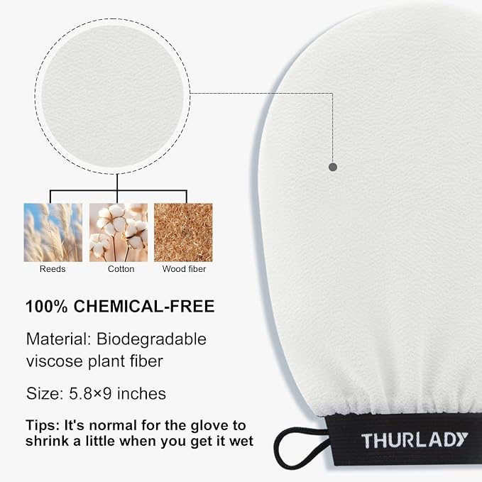 Exfoliating Glove, Korean Exfoliating Mitt Body Scrubber, Viscose Fiber Bath - Image 7