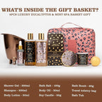 Warm Vanilla scented Gifts for Women, Spa Bath & Body Gift Basket, Skin Care Kit - Image 2
