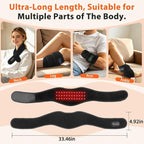 Neck Heating Pad with Massage, Heating Neck Wrap with 660nm 850nm Red Light - Image 7