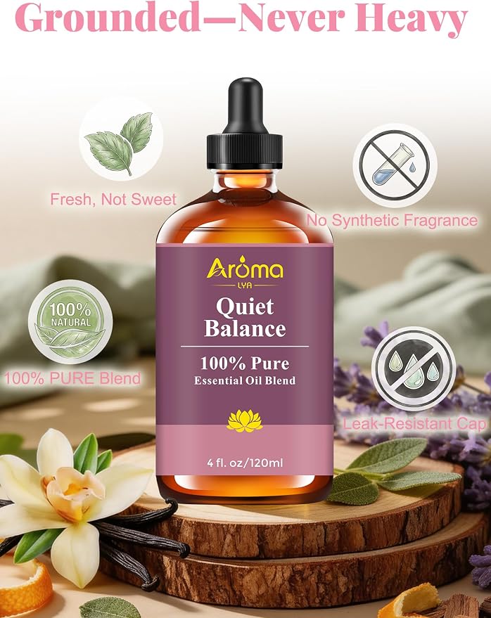 Quiet Balance — A 100% Pure Essential Oil Blend Grounded Woods-and-Resin Blend - Image 6