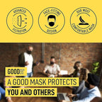 Good Mask Co. Good Comfort KN95 Face Mask, Disposable, Comfortable - Image 3